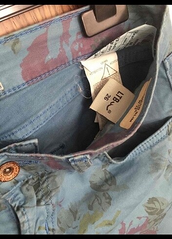 26 Beden Ltb desenli pantolon