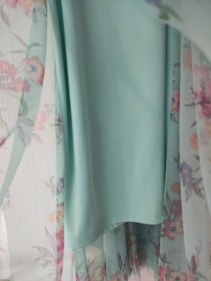 Koton Çiçekli Tül Elbise - Görsel 2