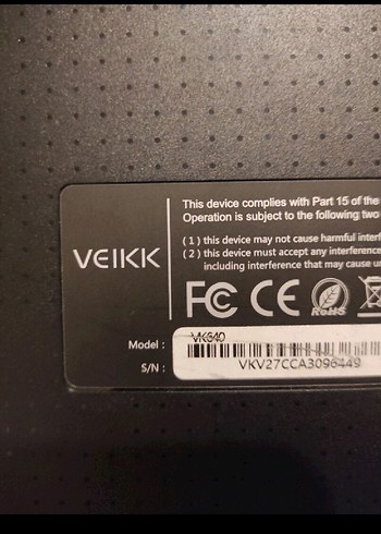 Siyah VEIKK Grafik Tablet - Görsel 3