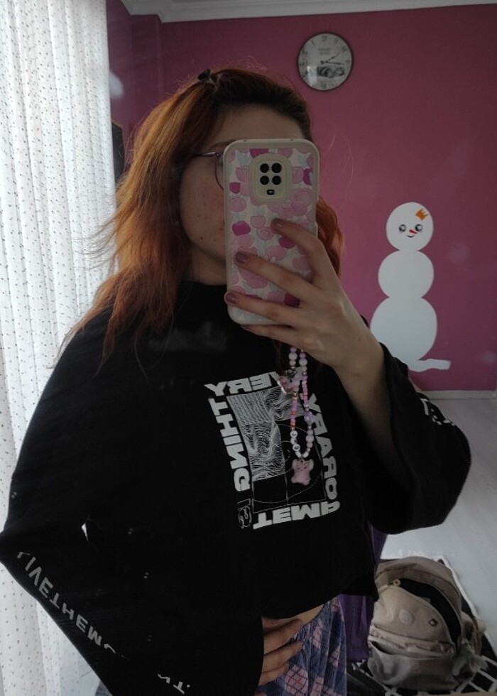 Siyah Sweatshirt  - Görsel 3