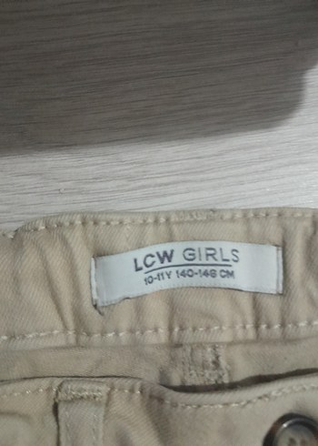 kız çocuk krem pantalon - Görsel 2