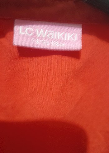 turuncu Düğmeli Uzun Kollu Keten Gömlek çocuk için - Görsel 2