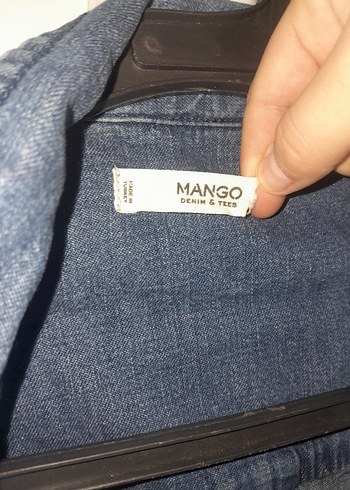 Düğmeli Gri Mavi Kot Gömlek - Görsel 2