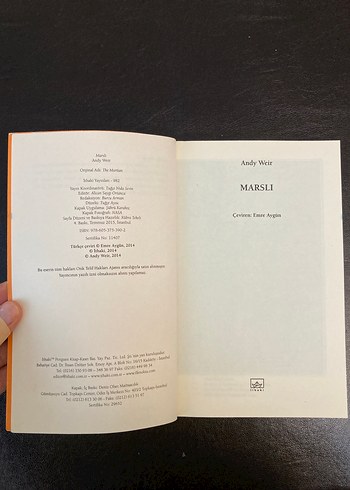 Andy Weir - Marslı