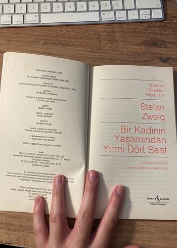  Beden Renk Stefan Zweig - Bir Kadının Yaşamından Yirmi Dört Saat
