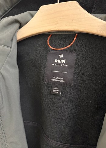 Gri Erkek Kapüşonlu Fermuarlı Mont - Görsel 2