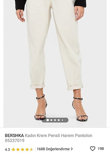 36 Beden Bershka pantolon