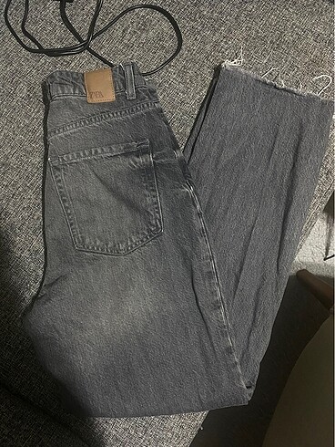 Zara Z1975 straight fit yüksek bel denim jean