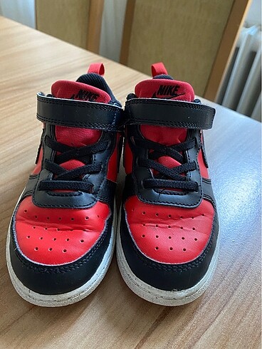 Nike Nike court borough low refcraft kırmızı çocuk spor ayakkabı