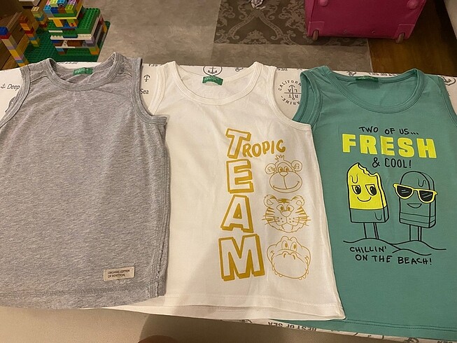 Benetton Çocuk Kolsuz T-shirt