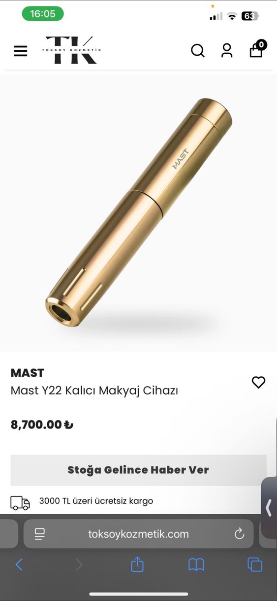 Mast Y22 kalıcı makyaj dövme makinesi - Görsel 5