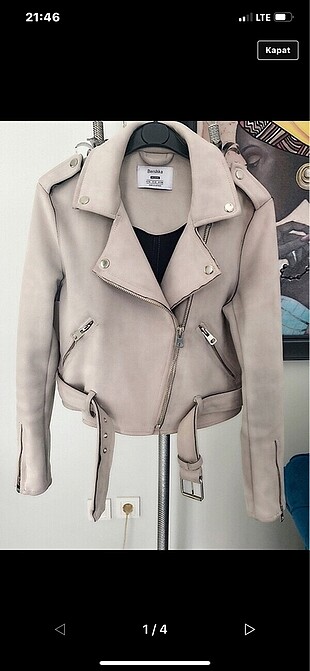 Bershka biker çeket S