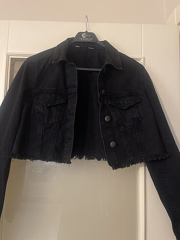 Crop kot ceket