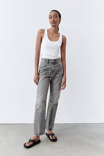 zara straight jean