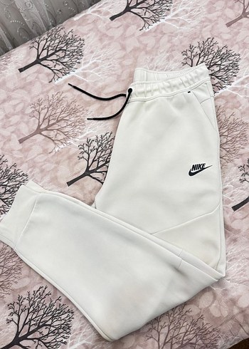 Fermuarlı Beyaz Kadın Eşofman Altı - Görsel 2