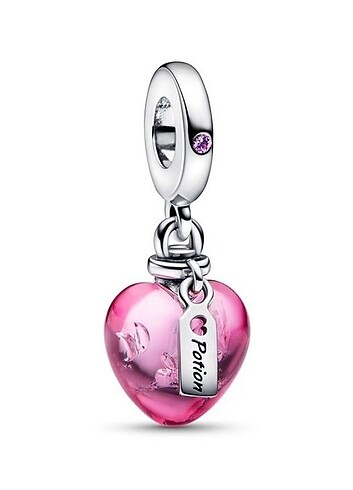 Aşk İksiri Murano Kalp Charm