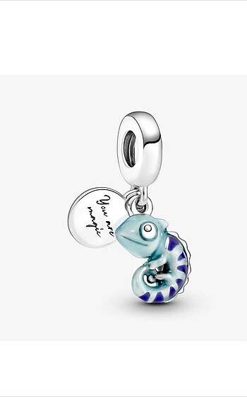 Renk Değiştiren Bukalemun Sallantılı Charm