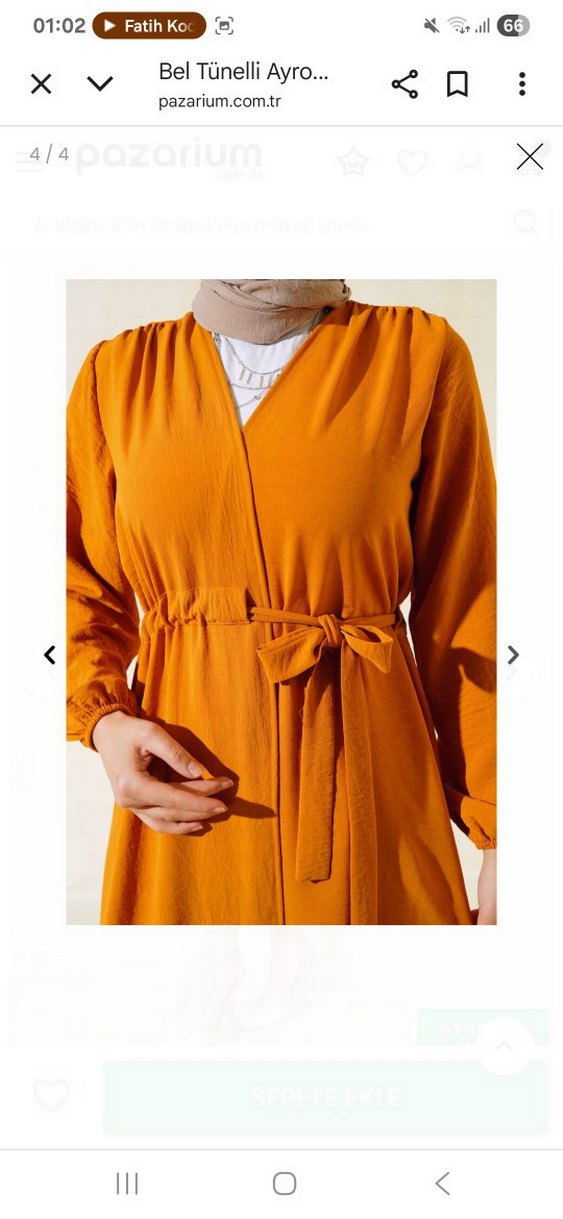 turuncu giy çık - Görsel 2