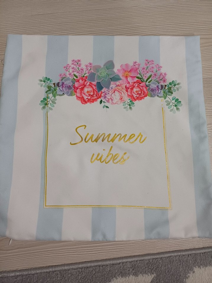 Baskılı kırlent Yastık Kılıfı - Görsel 4