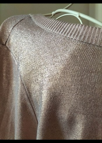 Bej Kadın Uzun Kollu triko Elbise - Görsel 2