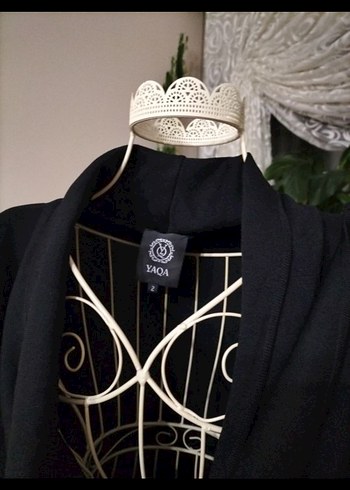 Kadın Siyah Uzun Kollu Gotik Uzun Elbise - Görsel 8