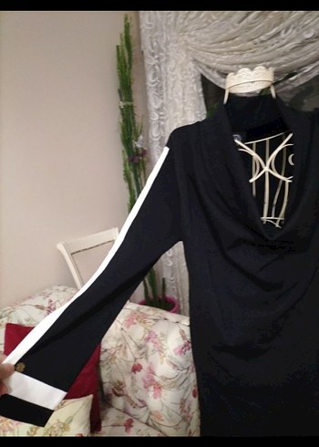 Kadın Siyah Uzun Kollu Gotik Uzun Elbise - Görsel 5