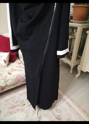 Kadın Siyah Uzun Kollu Gotik Uzun Elbise - Görsel 7