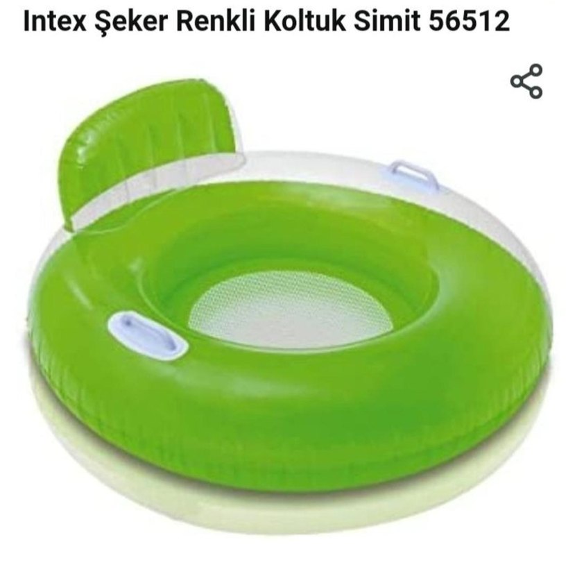 Yeşil Çocuk Şişme Havuz Sandalyesi - Görsel 2