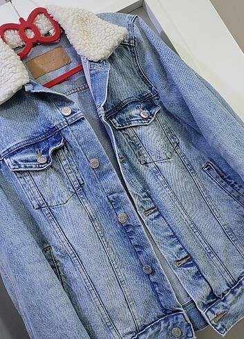 m Beden mavi Renk H&M kot ceket