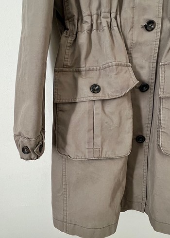 Massimo parka uzun ceket - Görsel 2