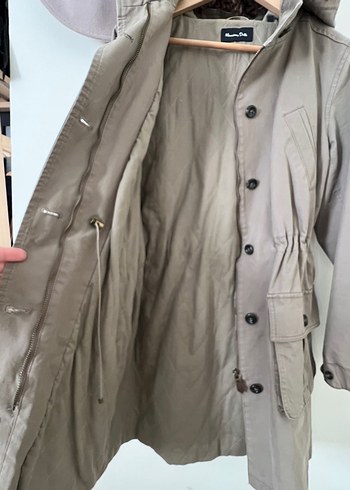 Massimo parka uzun ceket - Görsel 5