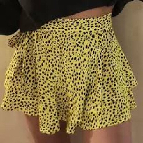 Topshop Topshop puantiyeli mini etek