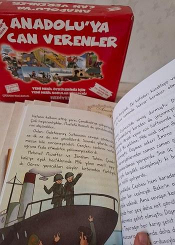 Anadolu'ya Can Verenler hikaye seti , afiş hediyeli