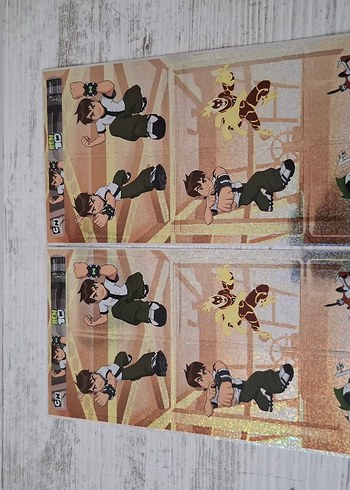 BEN 10 ders etiketi sticker - Görsel 12