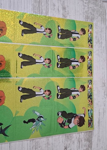 BEN 10 ders etiketi sticker - Görsel 10