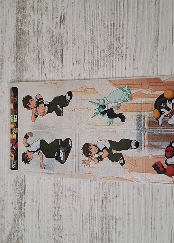 BEN 10 ders etiketi sticker - Görsel 8