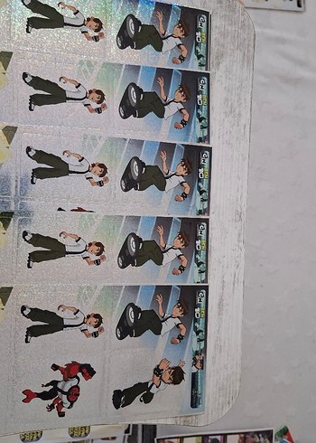 BEN 10 ders etiketi sticker - Görsel 11