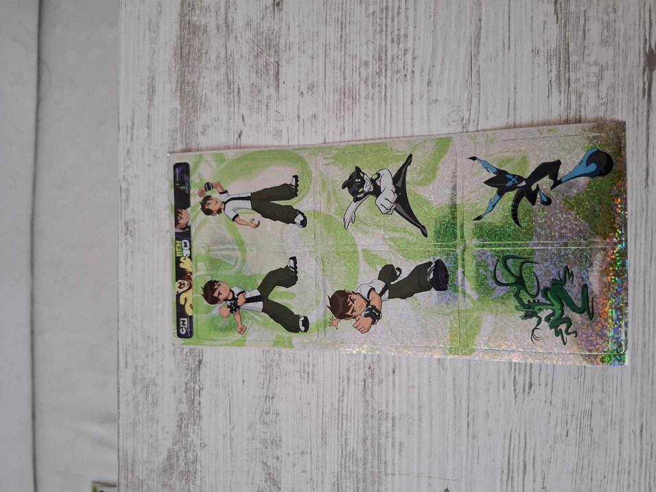 BEN 10 ders etiketi sticker - Görsel 4
