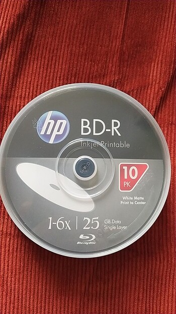 HP bd-r 25 GB 10 lu