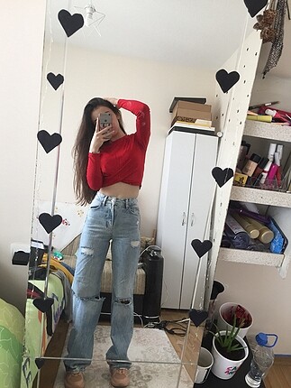 Bershka 90s wide leg jean