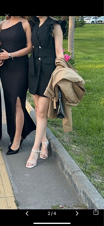 Zara Zara kolsuz ceket elbise