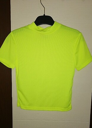 Sarı Neon Tshirt 