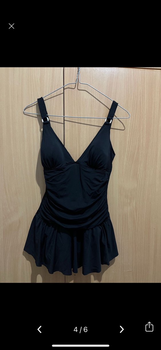 Siyah Mini Strappy Kadın Mayo - Görsel 3