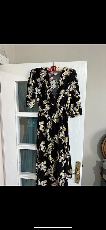 Yazlık kruvaze elbise - Görsel 2