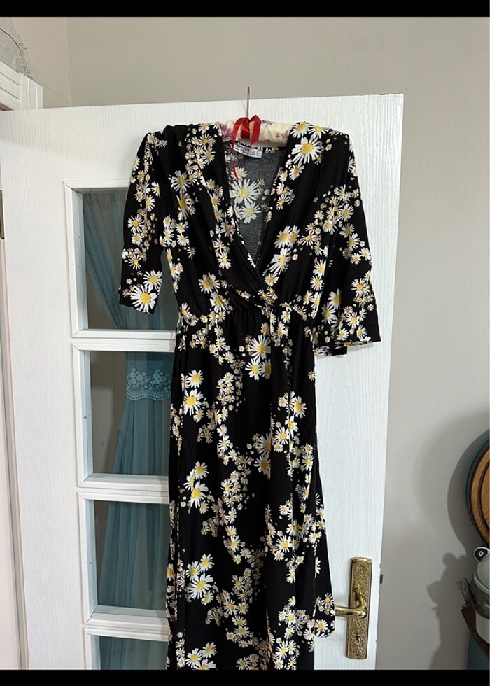 Yazlık kruvaze elbise - Görsel 2