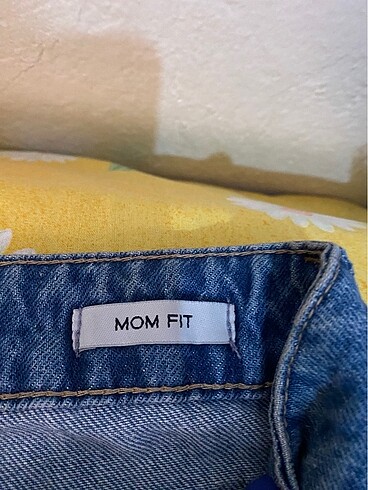 36 Beden mavi Renk Mom Fit Jean