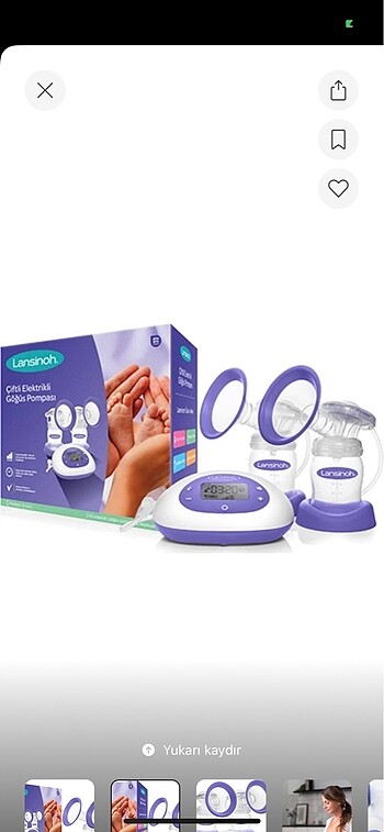 Medela çiftli süt pompası