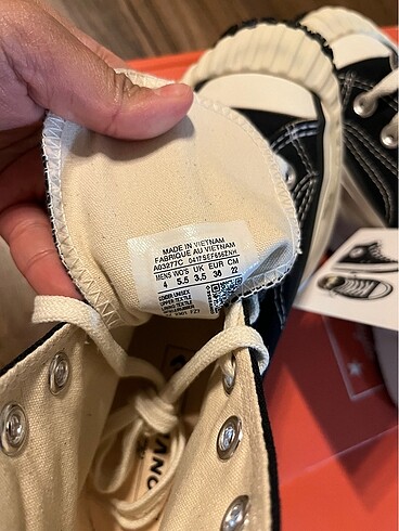 36 Beden beyaz Renk Converse 36 Siyah