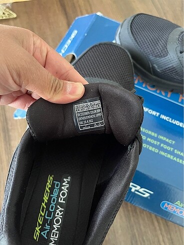 45 Beden siyah Renk Skechers 45 siyah