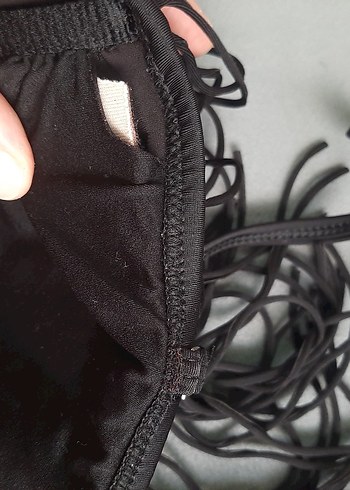 38 Beden siyah bikini üstü